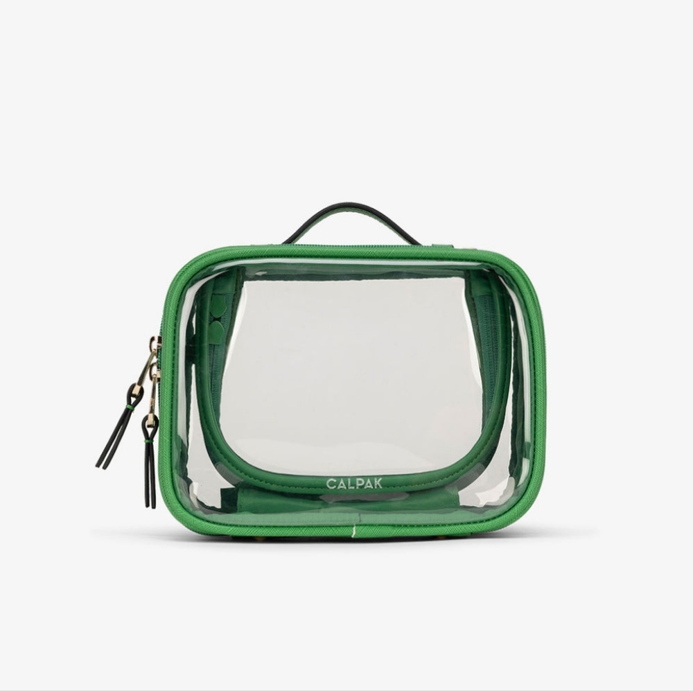 Calpak Small Clear Cosmetics Case NWOT